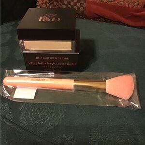 BYOD DESIRE MATTE MAGIC LOOSE POWDER FACE TRANSLUCENT NIB W MAKE UP BRUSH